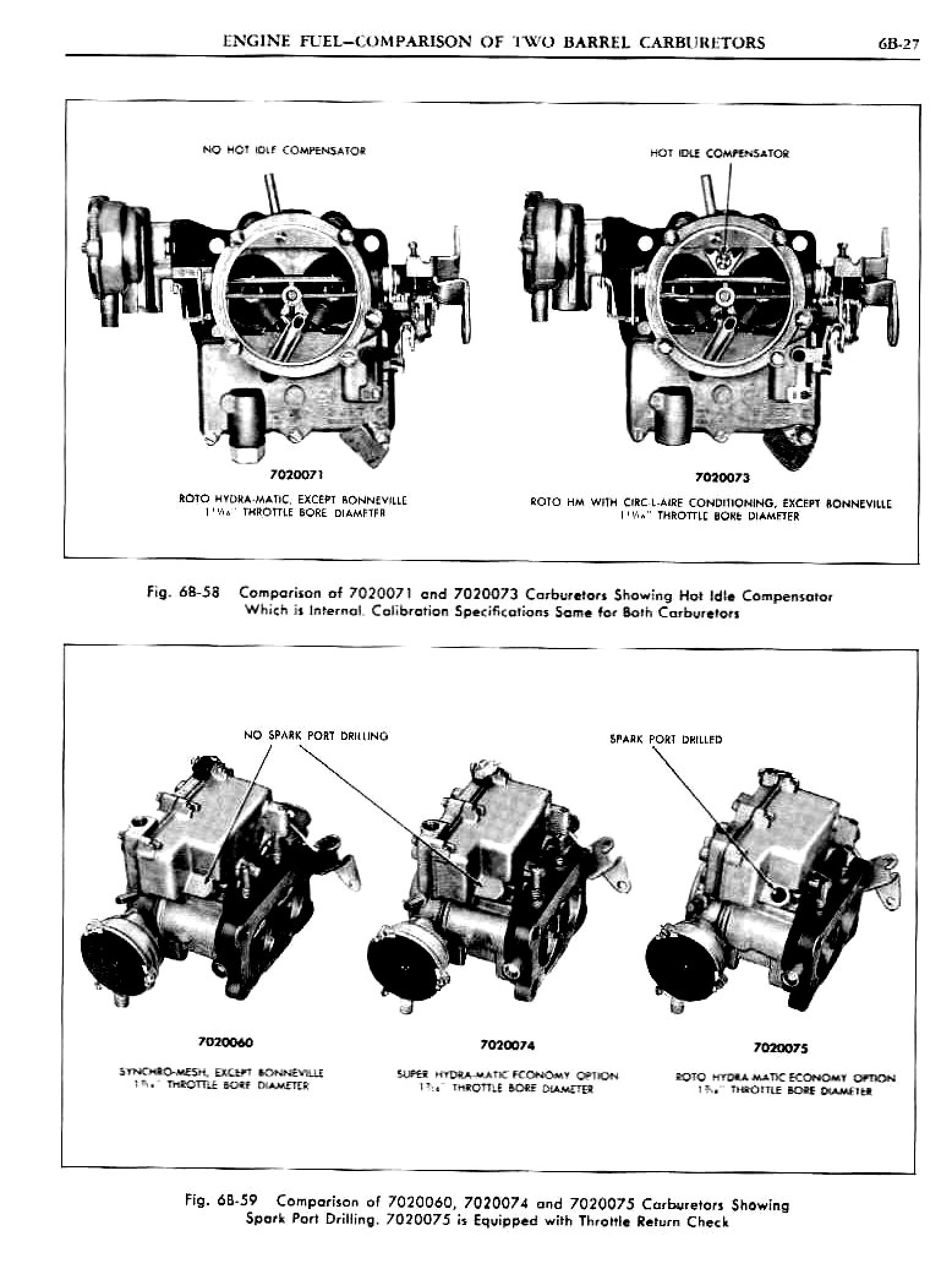 1962 Pontiac Chassis Service Manual- Engine Fuel Page 28 of 54